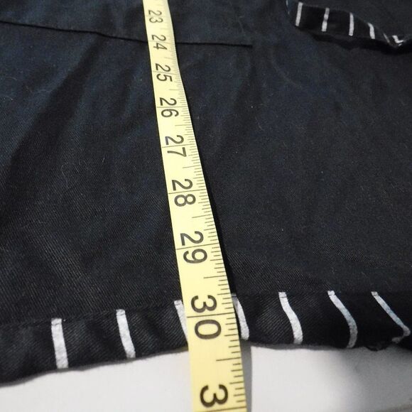 Pampered Chef Apron Black and White Polka Dot.  Brand Across Chest - Picture 7 of 8